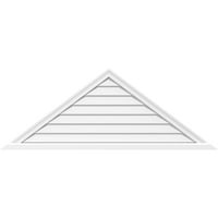70 W 35 H Триаголник Површински монтирање PVC Gable Vent Pitch: Нефункционално, W 2 W 2 P Brickmould Shill Frame