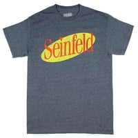 Seinfeld потресена ТВ-шоу класична графичка лого маица голема