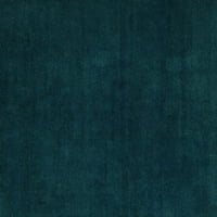 Ахгли Компанија Машина За Перење Внатрешен Правоаголник Апстрактни Тиркизно Сини Модерни Килими, 7'9'