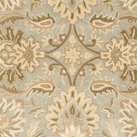 Уметнички ткајачи vislores маслиново традиционално килим од 4 '6'