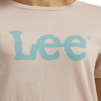 Lee® Women'sенски кратки ракави Твич лого лого
