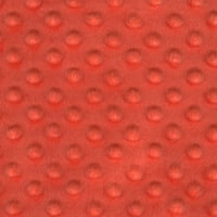 Shason Textile Soft Suffy Dot Fleece, Coral