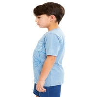 Графичка џебна маица Sonic Boys, големини 4-18